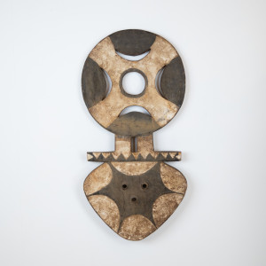 Large Carved Wood 'Nafana Bedu Plank' Mask (T7570)