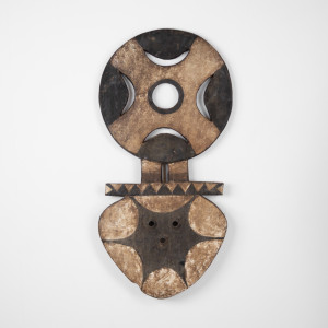 Large Carved Wood 'Nafana Bedu Plank' Mask (T7571)