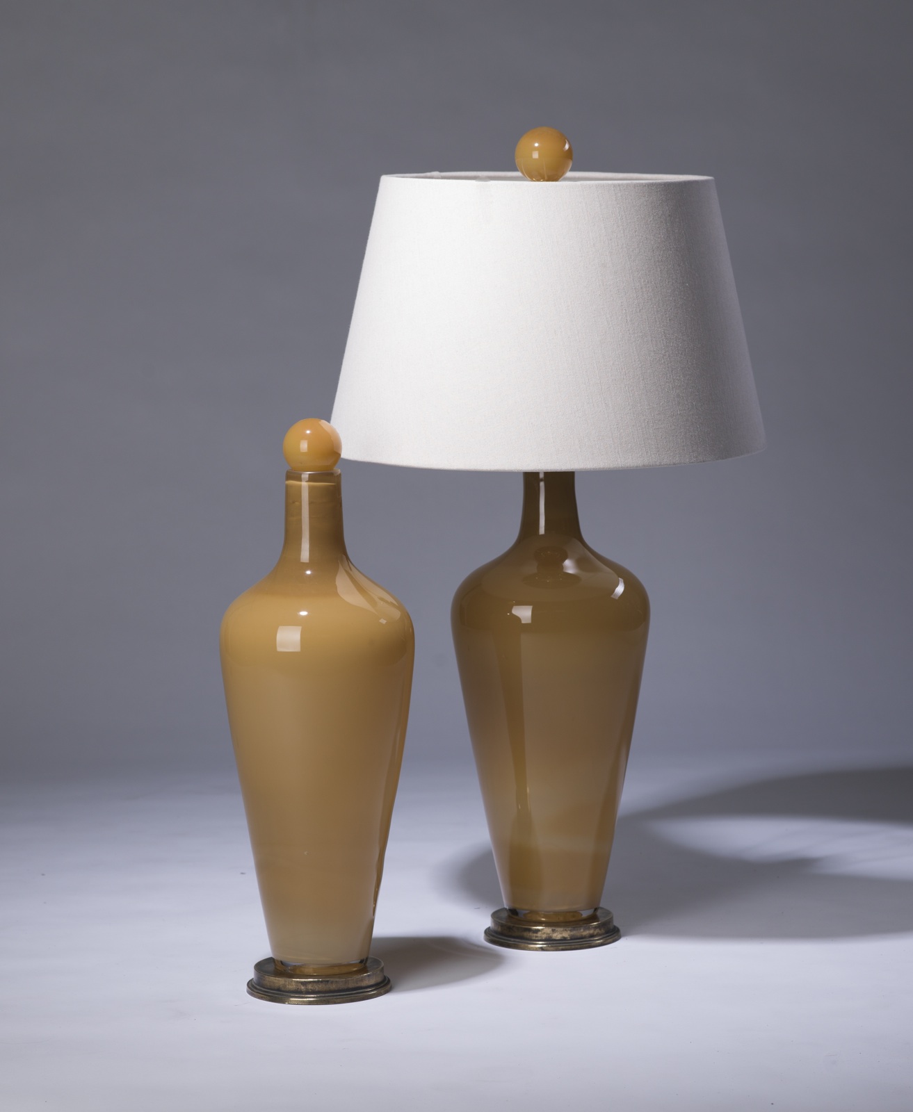 mustard standard lamp