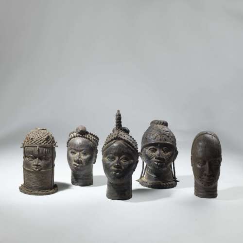 Bronze Benin Heads