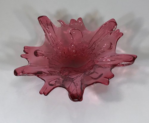 Pink Glass SPLASH! Bowl