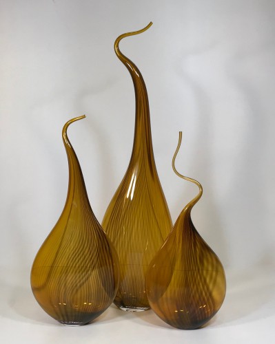 Golden Yellow 'squiggle Vase'