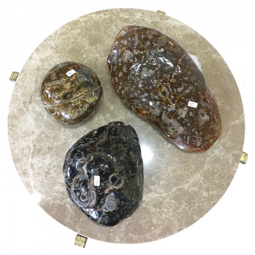 Pieces Of Polished "stone" Quartz Weights