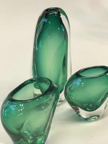 Set Of Three 'hollie' Vases