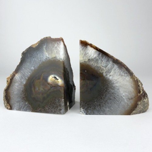 Brown Mineral Bookends