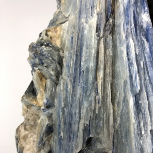 Blue Kyanite Crystal on Brown Bronze Base