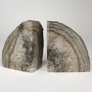 Brown Mineral Bookends (T5593)