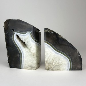 Green Mineral Bookends (T5643)