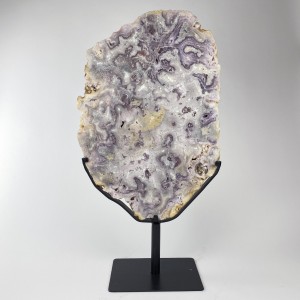 Extra Large Purple 'Pink' Amethyst on Brown Bronze Stand (T5860)
