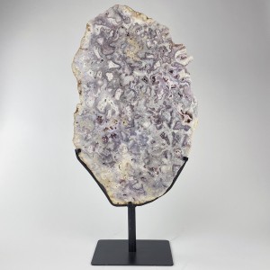 Extra Large Purple 'Pink' Amethyst on Brown Bronze Stand (T5861)