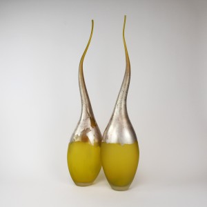 Yellow / Gold 'Squiggle Vases' (T6249)
