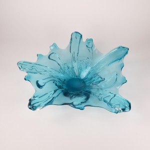 Blue Glass Splash Bowl (T6482)