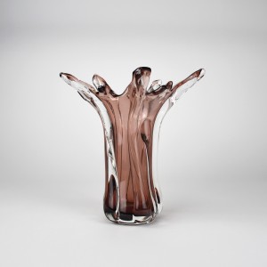Small 'Tea' Glass Splash Vase (T6493)