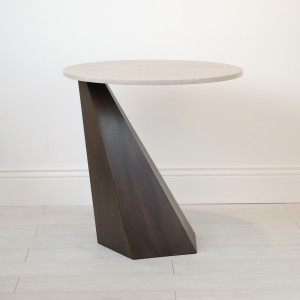 'Lara' Centre Table With Brown Bronze Finish And Marble Top (T7132)